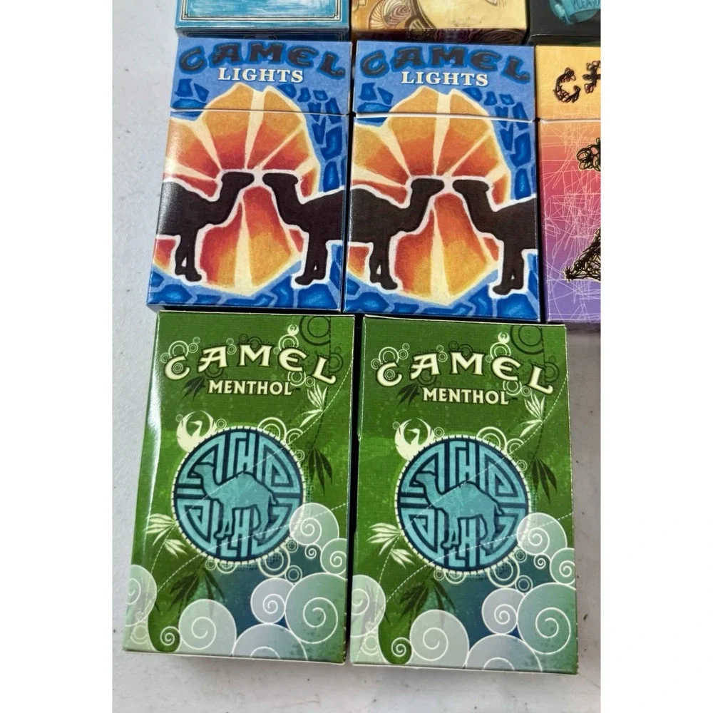 Vintage Camel Cigarette Packs Empty Lot Of 25 Artist Series Art Box EXCELLENT!